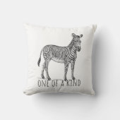 One Of A Kind Unique Zebra クッション (正面)