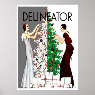 ONE-OF-A-KIND VINTAGE ART DECO COVERART POSTER ポスター