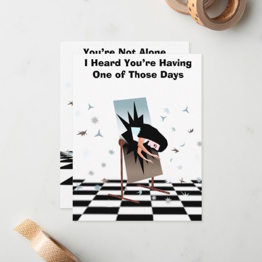 One of Those Days Note Card ノートカード (正面/裏面インサイチュ)
