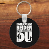 One Of Us Both Plays Better Than You Table Tennis  キーホルダー (正面)