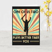 One Of Us Two Plays Better Than You Cricket 2  カード (黄色い花)
