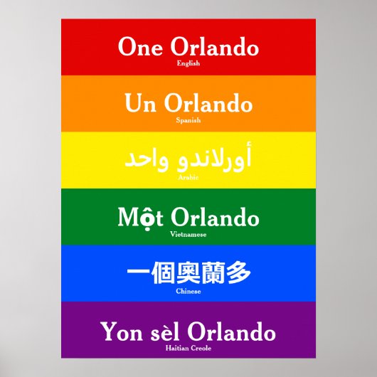 One Orlando ポスター (正面)