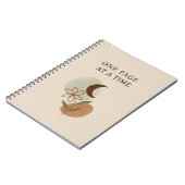 One Page at a Time Notebook - やる気を起こさせる Boho ノートブック (左側)