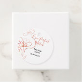 One Perfect match terracotta wedding couple name f フェイバータグ (インサイチュ)