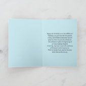 One Photo 18th Birthday Card For Son カード (内部)