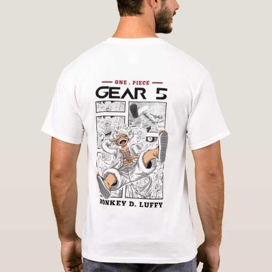 ONE PIECE アニメTシャツ おしゃれ 海賊 アドベンチャー D Tシャツ (裏面)