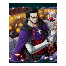 ONE PIECE ドラキュル・ミホーク ポスター