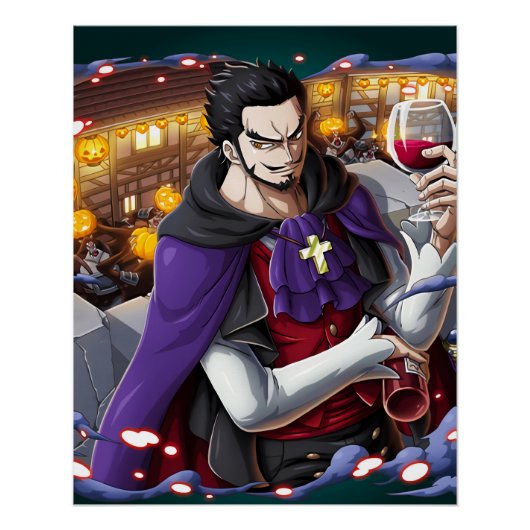 ONE PIECE ドラキュル・ミホーク ポスター (正面)