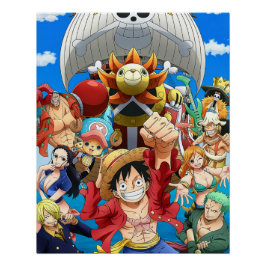 ONE PIECE 麦わらの一味 ポスター