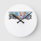 ONE PIECE g5 アニメ 海賊 壁時計 (正面)
