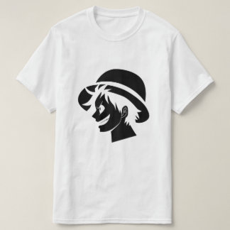 One Piece Luffy Straw Hat Pirate Silhouette Tees Tシャツ