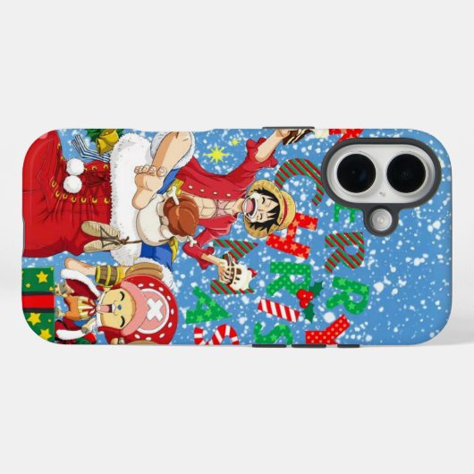 One piece phone case christmas Case-Mate iPhoneケース (裏面 (横))