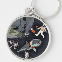 One Planet One Chance - Earth Day(Cartoon Texture) キーホルダー