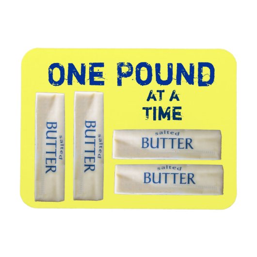 One Pound at Time Magnet マグネット (横)