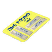 One Pound at Time Magnet マグネット (左側)