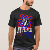 One Punch Is All It Takes Cool Boxing Fighter Tシャツ (正面)
