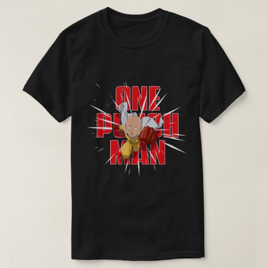 One Punch Man Saitama Punch Pose  Tシャツ (デザイン正面)