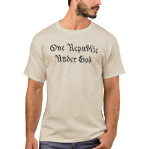 One Republic Under God - Light Colored Shirt