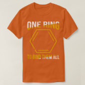 One Ring To Bind Them All Chemistry Science Scient Tシャツ (デザイン正面)