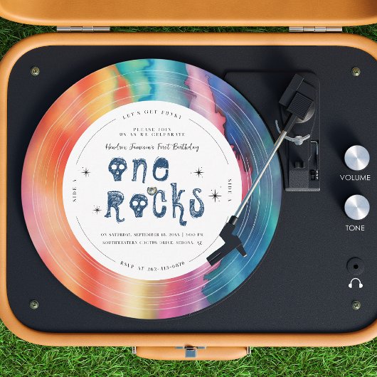 One Rocks | タイ・ダイロックンロール レコード 招待状