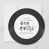 One Rocks | レトロ・ロックンロール・レコード 招待状 (正面)