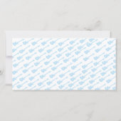 ONE ROCKS BLUE CONCERT TICKET BIRTHDAY INVITATION シーズンカード (裏面)