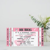 ONE ROCKS CONCERT TICKET 1ST BIRTHDAY INVITATION シーズンカード (スタンド正面)
