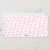 ONE ROCKS CONCERT TICKET 1ST BIRTHDAY INVITATION シーズンカード (裏面)