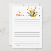 One Rocks Star Timeカプセルノートメッセージカード サンキューカード (正面)