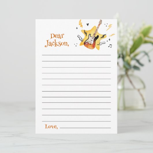 One Rocks Star Timeカプセルノートメッセージカード サンキューカード (スタンド正面)