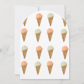 One Scoop Wonder! 招待状 (裏面)