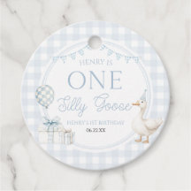 ONE Silly Goose ブルー 1歳の誕生日パーティー