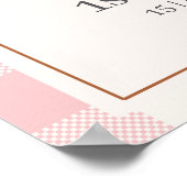 One Silly Goose 1st Birthday Girl Party ポスター (角)