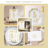 One Silly Goose 1st Birthday Invitation 招待状