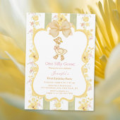 One Silly Goose 1st Birthday Invitation 招待状