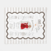 One Silly Goose 1st Birthday Milestone Sign フリースブランケット (正面(横))