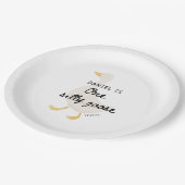 One Silly Goose 1st Birthday Party Favor ペーパープレート (アングル)