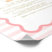 One Silly Goose 1st Birthday Time Capsule Sign ポスター (角)