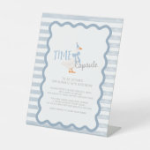 One Silly Goose 1st Birthday Time Capsule Sign 台座サイン (正面)