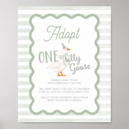 One Silly Goose Adoption Sign  ポスター