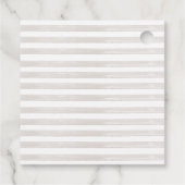 One Silly Goose Beige Bow 1st Birthday フェイバータグ (裏面)