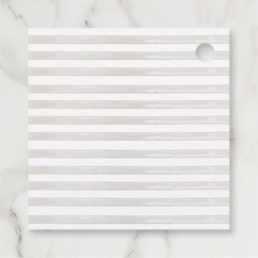 One Silly Goose Beige Bow 1st Birthday フェイバータグ (裏面)