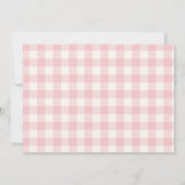 One Silly Goose Birthday 1st for Girl Photo 招待状 (裏面)