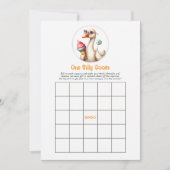 One Silly Goose Birthday Bingo Game 招待状 (正面)