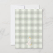 ONE Silly Goose Birthday Invitation 招待状 (裏面)