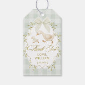 One Silly Goose Birthday party Thank you ギフトタグ (正面)