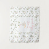 One Silly Goose Birthday Personalized Banner 1st  タペストリー (正面)