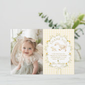 One Silly Goose Birthday Photo Thank you card 招待状 (スタンド正面)