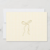 One Silly Goose Birthday Photo Thank you card 招待状 (裏面)