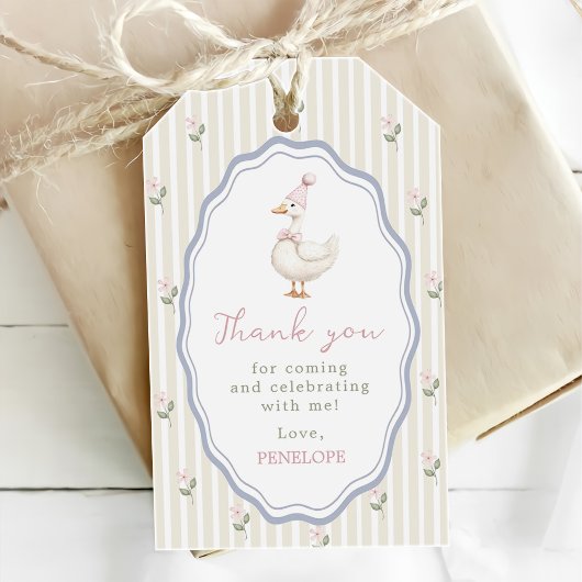 One Silly Goose Birthday Thank You ギフトタグ